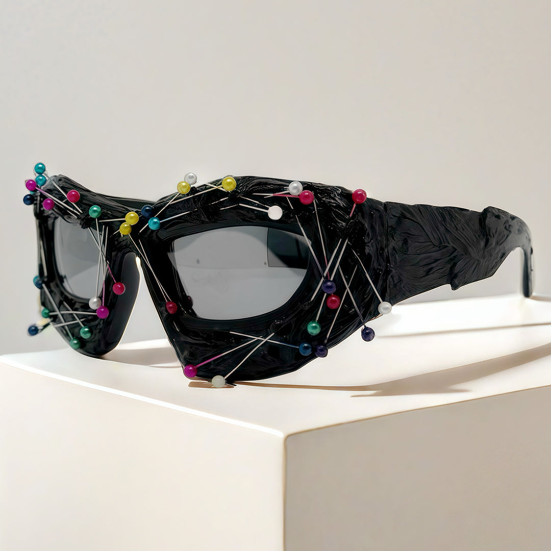 Ladies Creative Design Sunglasses with Innovative Accent Kalsten