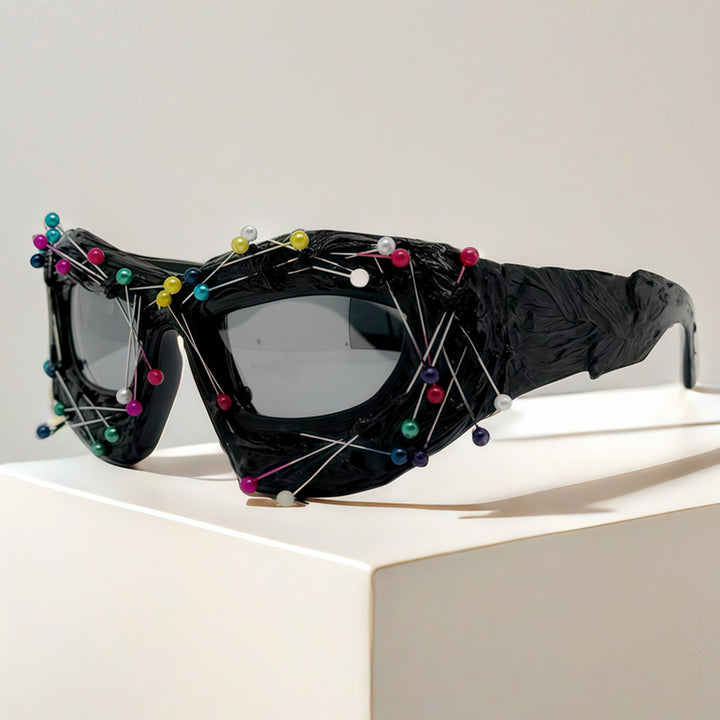 Ladies Creative Design Sunglasses with Innovative Accent Kalsten
