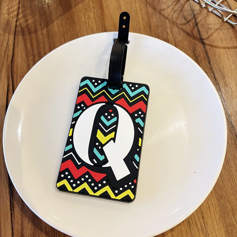 Playful Alphabet Luggage Tag Kalsten