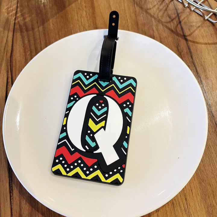 Playful Alphabet Luggage Tag Kalsten
