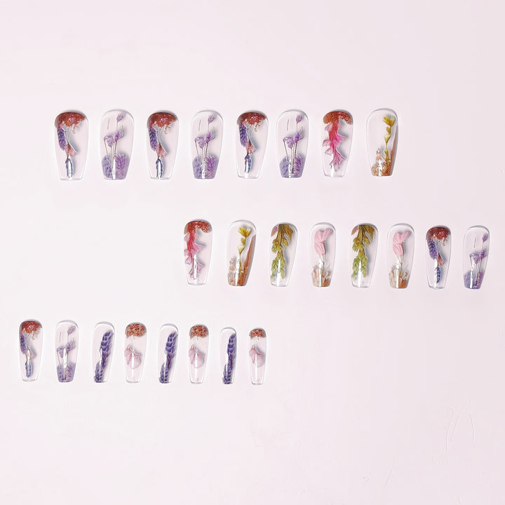 Floral Dipped Nail Art Kalsten