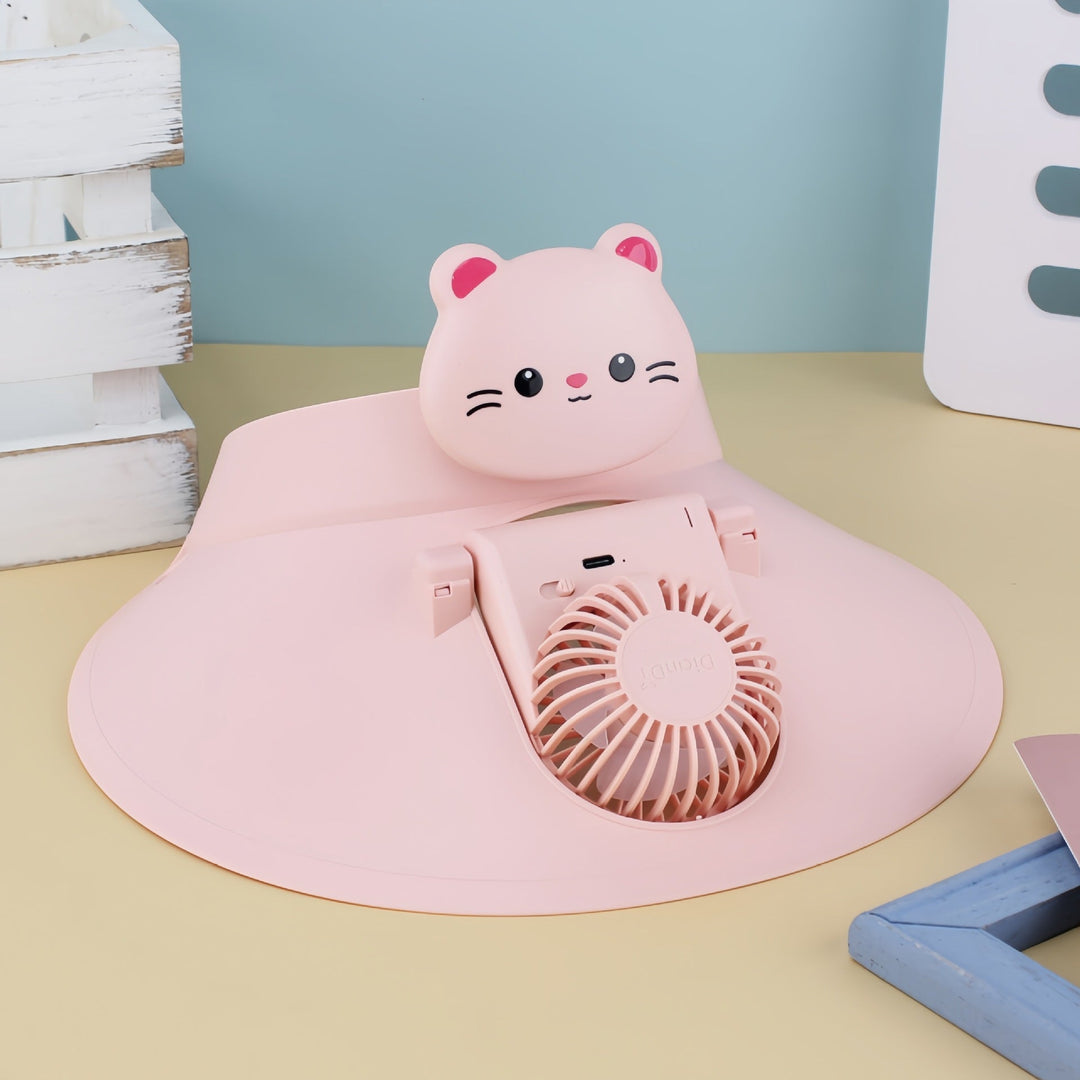 Ladies Comfortable Table Fan with Playful Design Kalsten