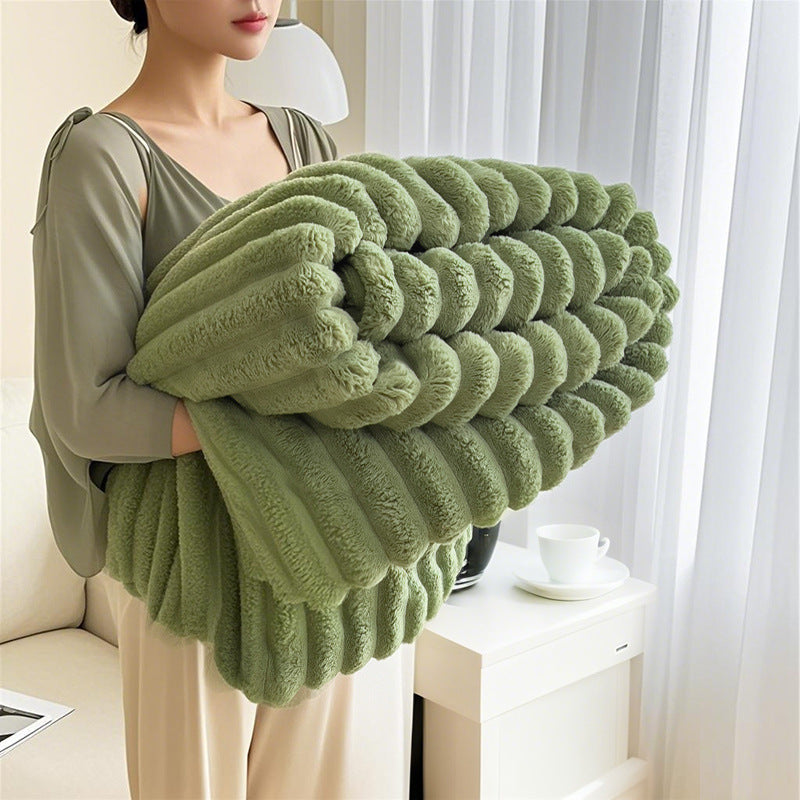 Women Luxury Fleece Blanket Kalsten