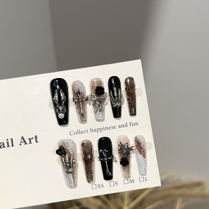 Artistic Press-On Nail Designs