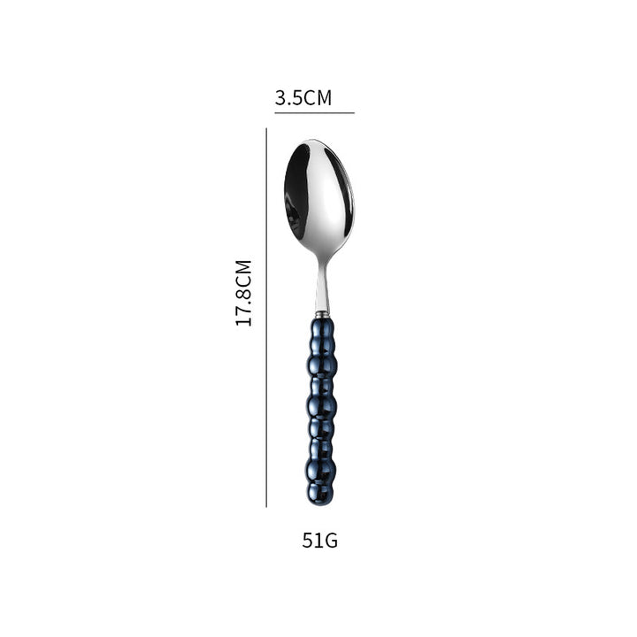 Elegant finger food fork with non-slip handle Kalsten