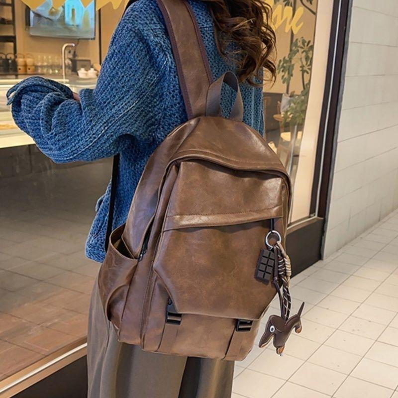 Minimalist Leather Backpack Kalsten