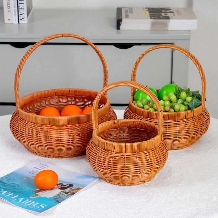 Handcrafted Woven Picnic Basket Kalsten