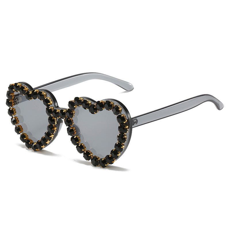 Heart-Shaped Glamorous Sunglasses Kalsten