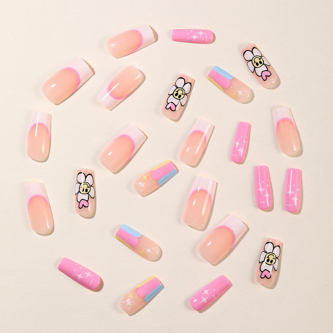 Creative Floral-Themed Nail Art Extensions Kalsten