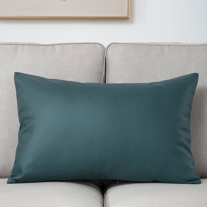 Plush Velvet Lumbar Cushion