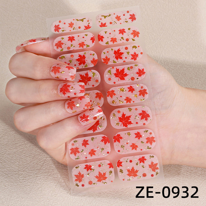 Artistic Press-On Nail Wraps