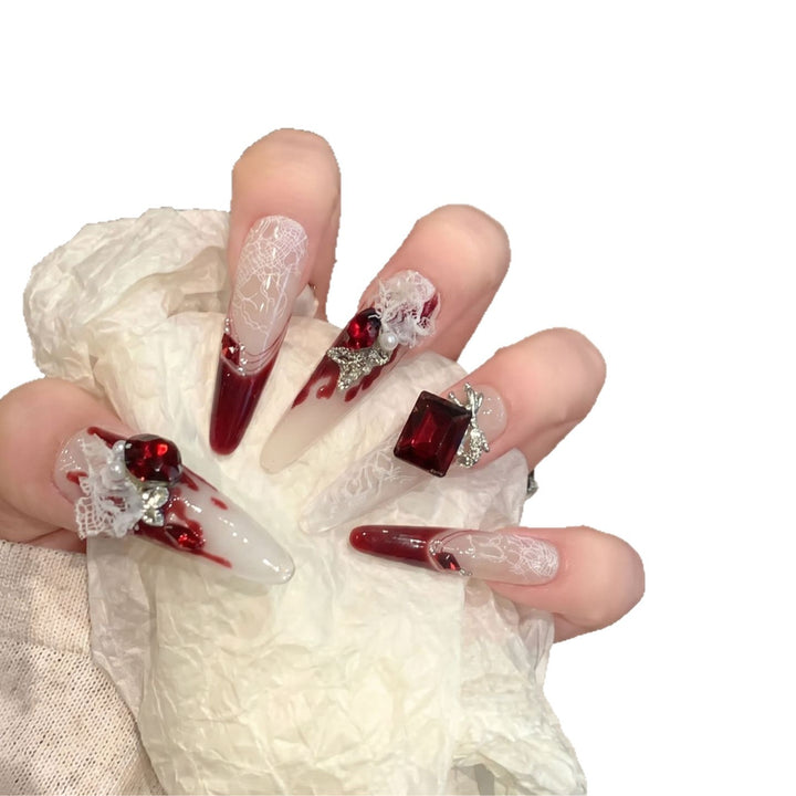 Elegant Decorative Press-On Nail Art Set Kalsten