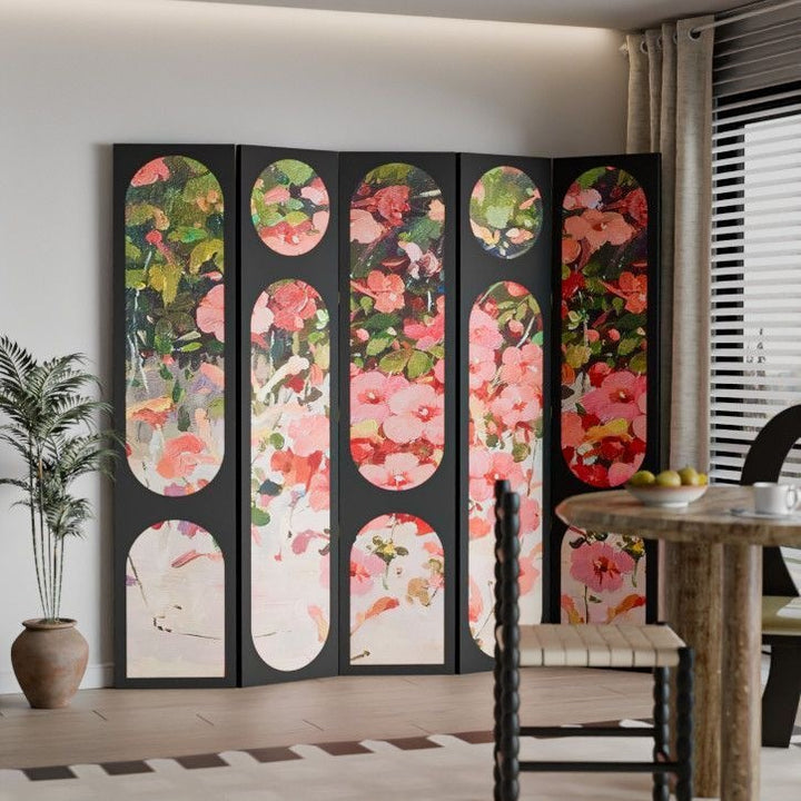 Artistic Floral Room Divider Kalsten