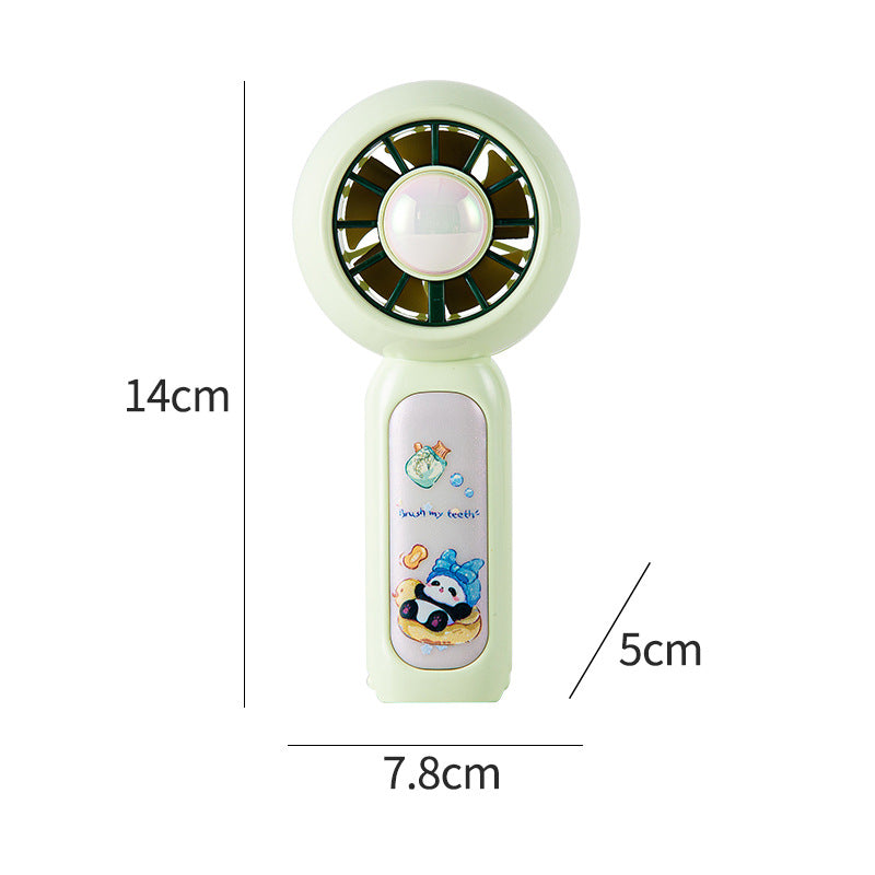 Women's Portable Hand Fan with Cute Panda Design Kalsten