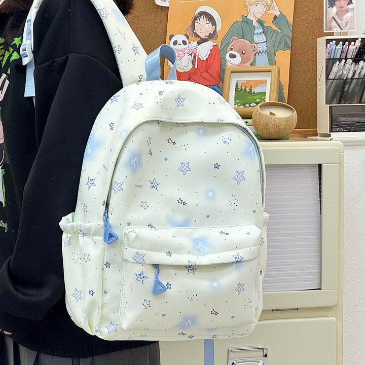 Star-Patterned Lightweight Backpack Kalsten
