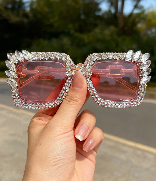 Decorative Rhinestone Embellished Sunglasses Kalsten