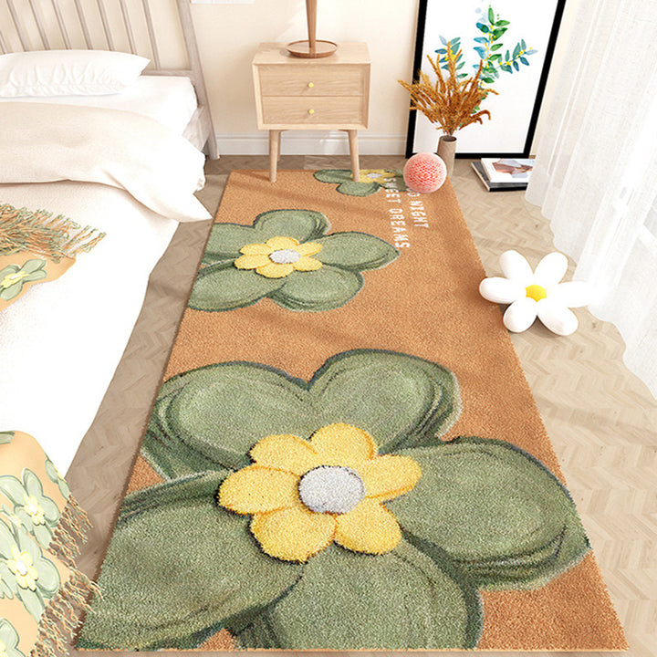 Floral Pattern Decorative Area Rug