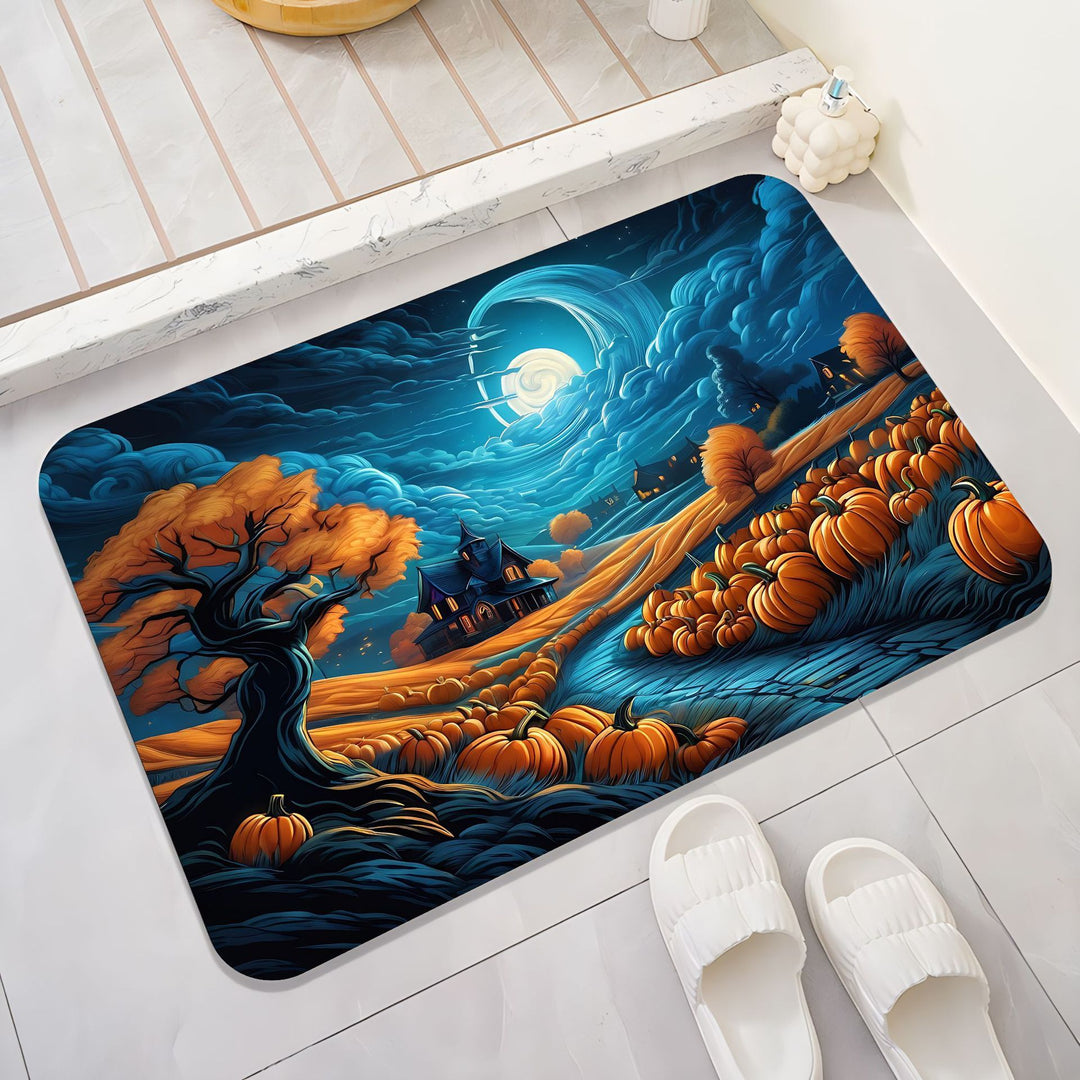 Halloween-Themed Cat Decorative Mat Kalsten