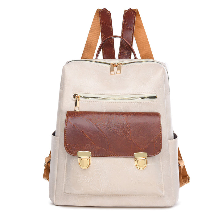 Stylish Leather Backpack Kalsten