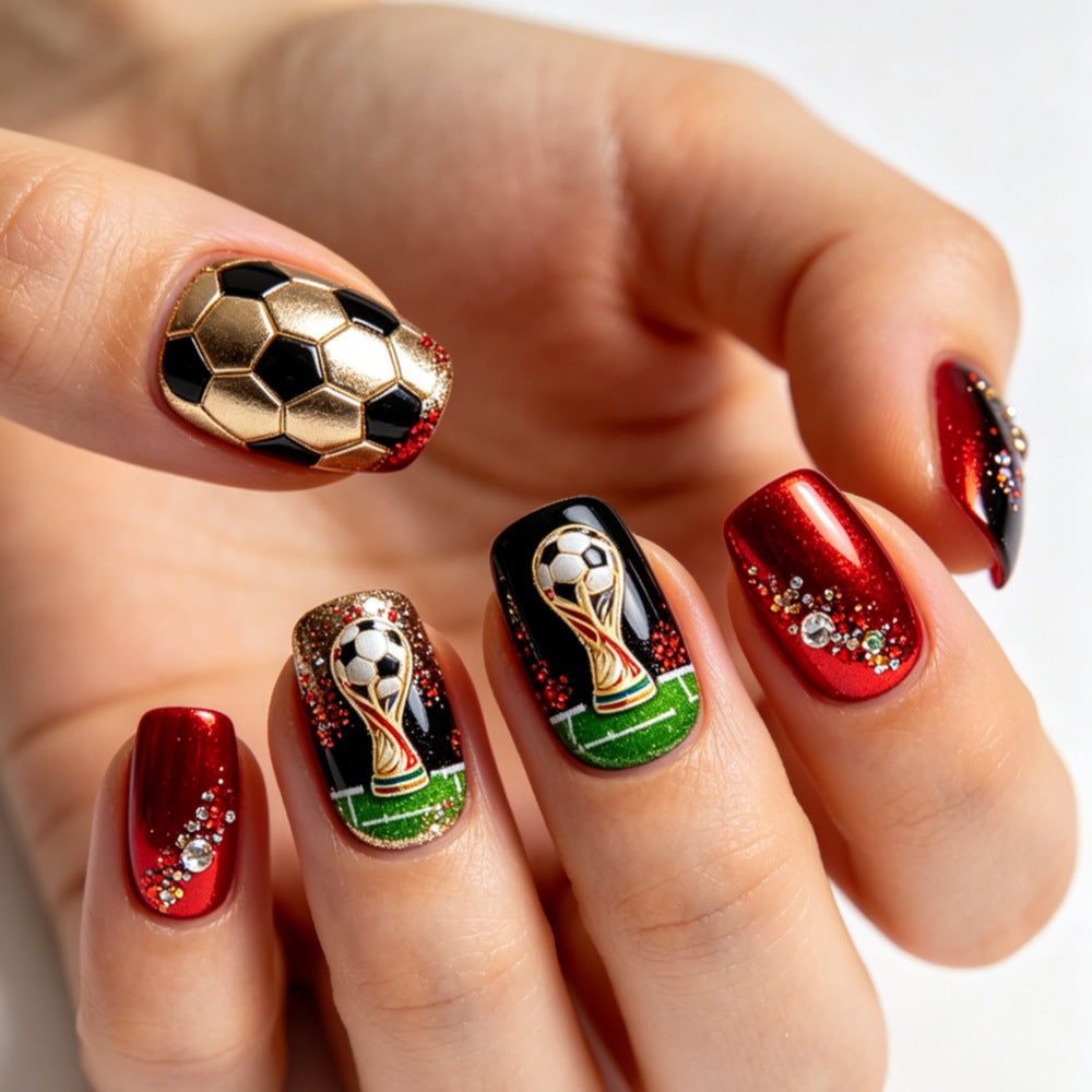 Sporty Football Art Nails Kalsten