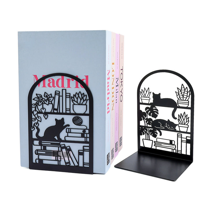 Cat-Themed Bookend