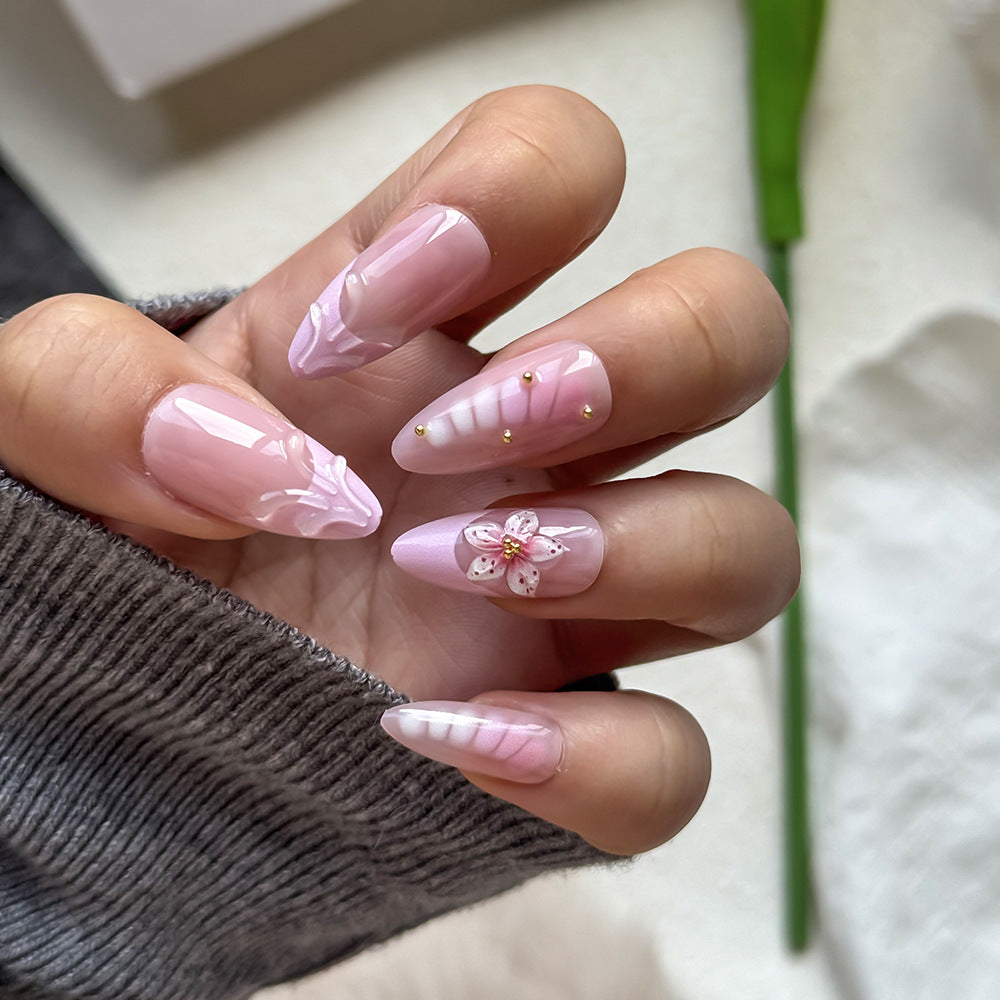 Floral Art Press-On Nail Set Kalsten