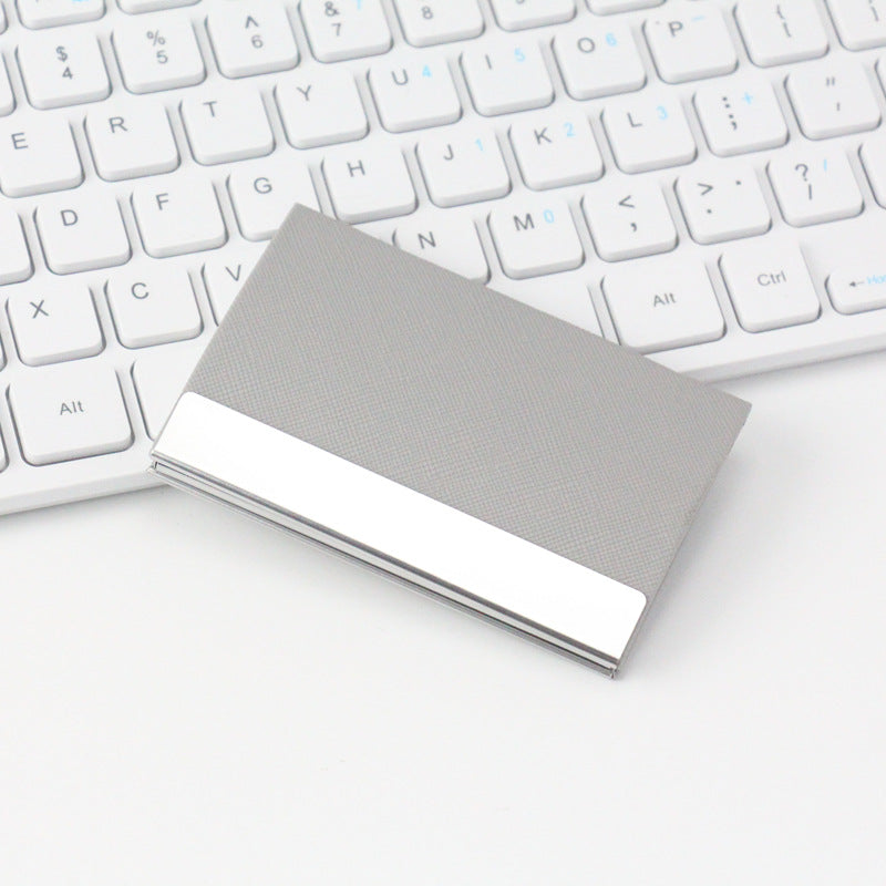 Elegant Textured Business Card Holder