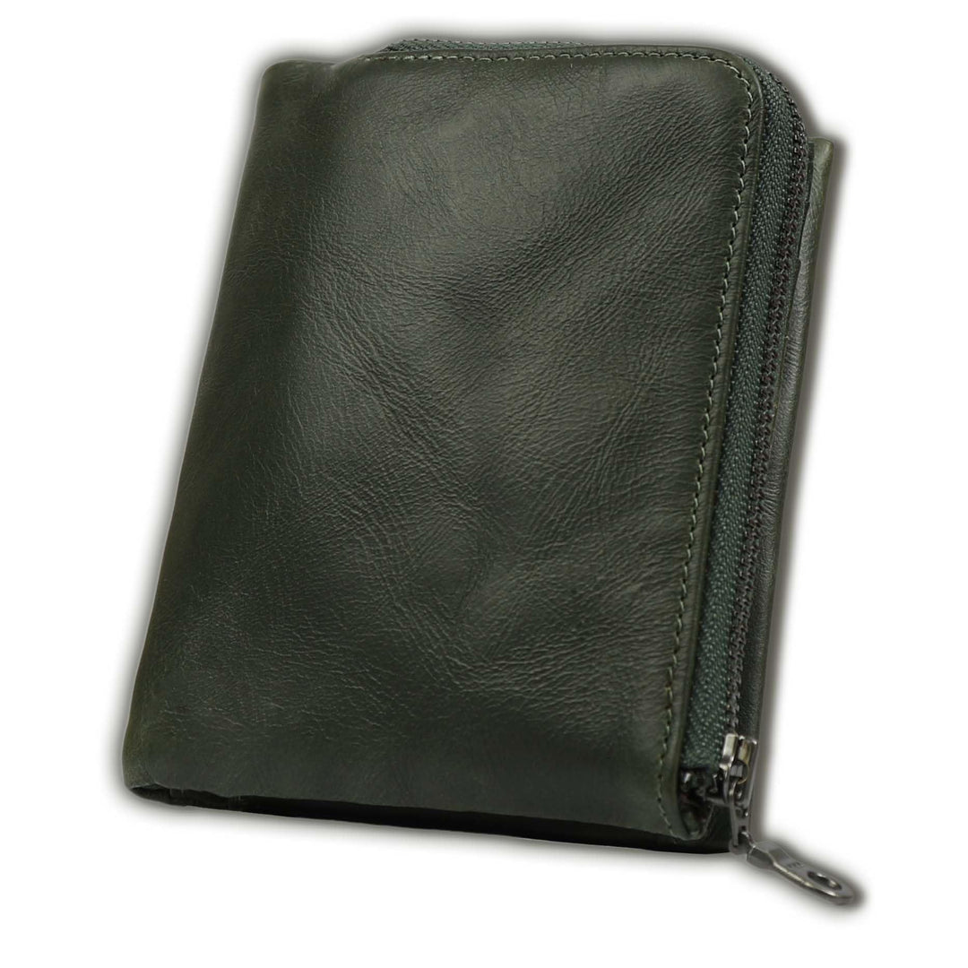 Zippered Leather Organizer Wallet Kalsten