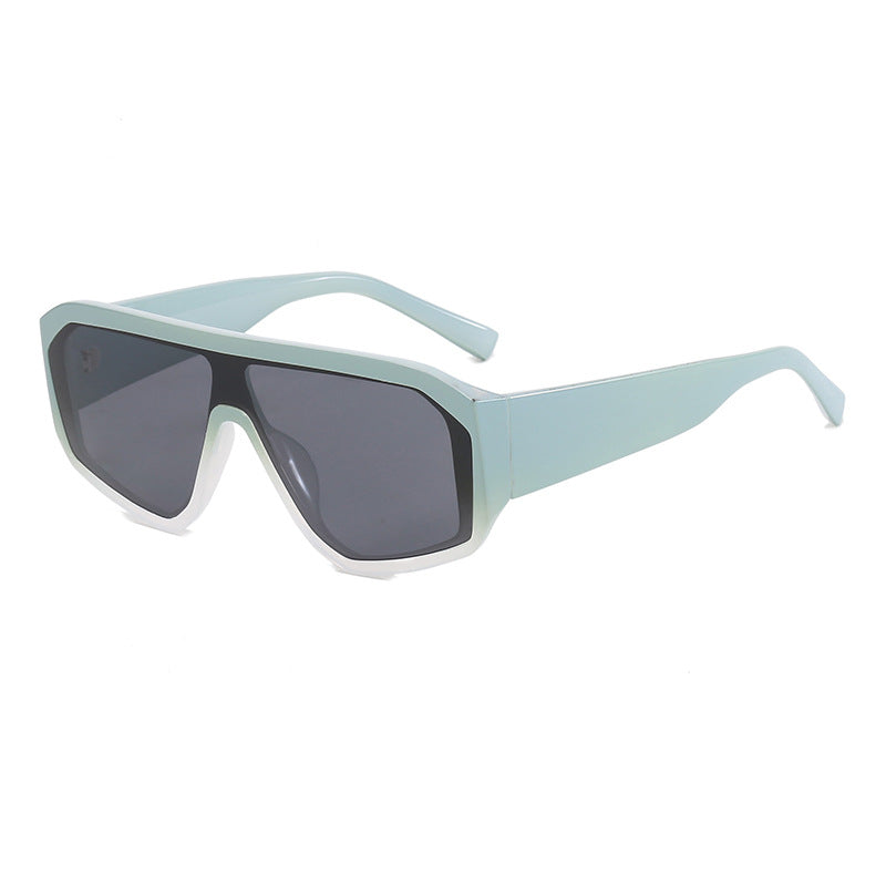 Women Fashionable Oversized Sunglasses in Futuristic Design Kalsten