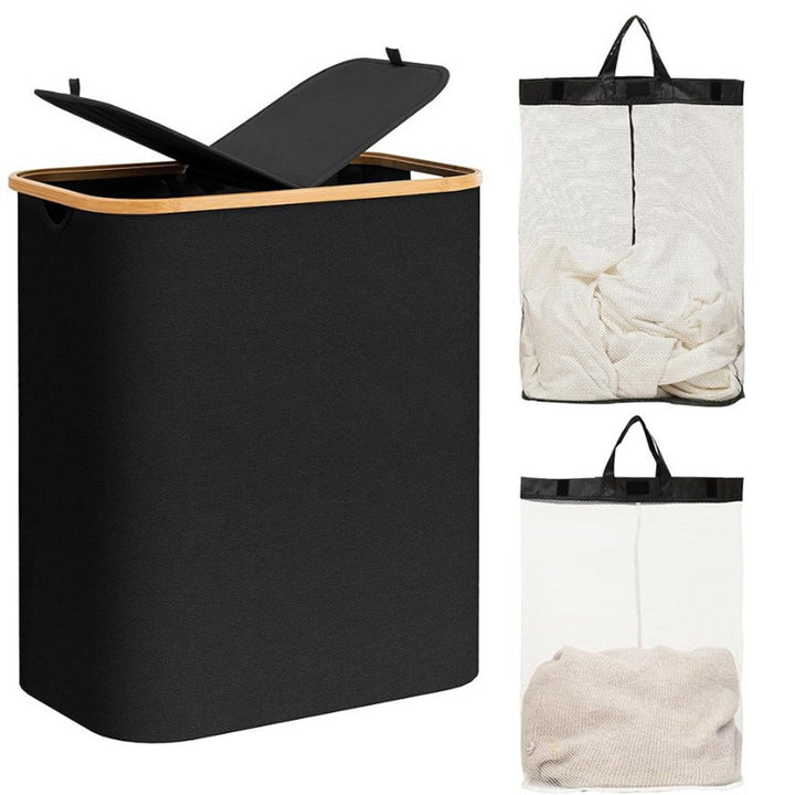 Laundry basket with practical lid and carrying handles Kalsten