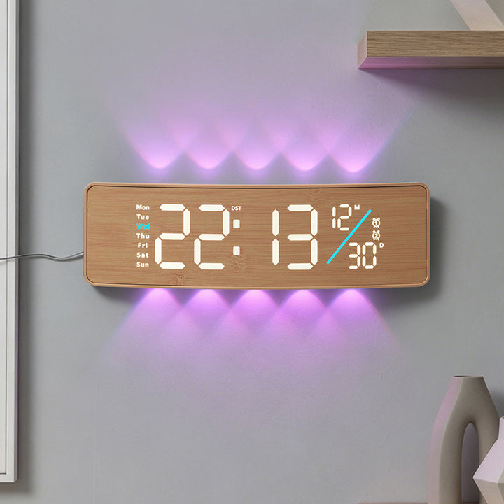 Digital multifunction alarm clock with soft textile cover Kalsten