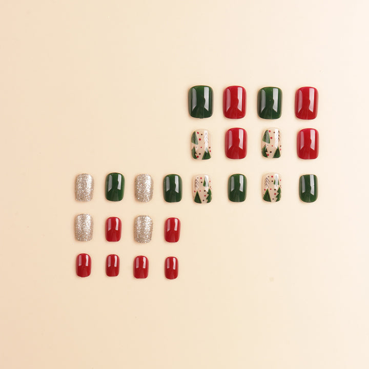Festive Holiday-Themed Nail Art Set Kalsten