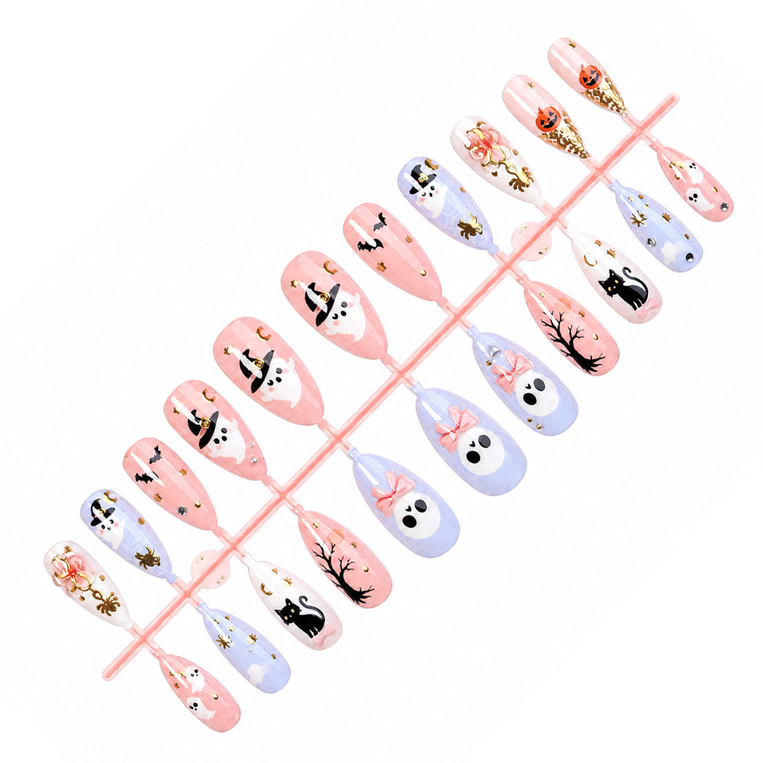 Halloween-Themed Press-On Nail Art Set Kalsten 1788495348