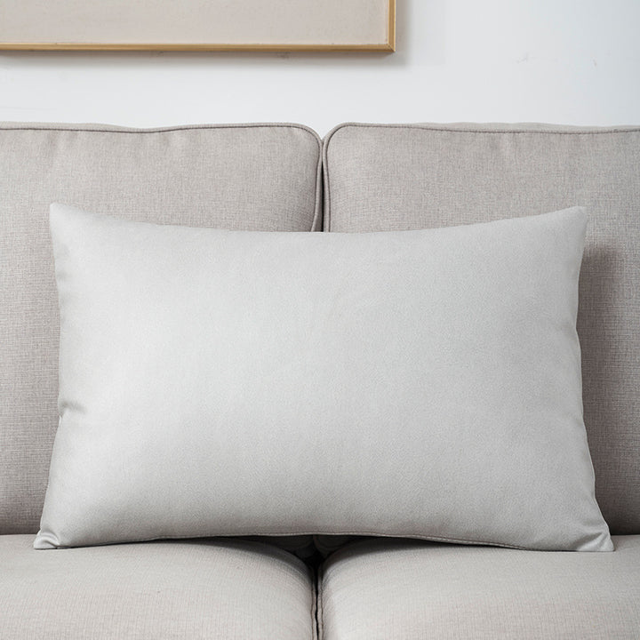 Plush Velvet Lumbar Cushion