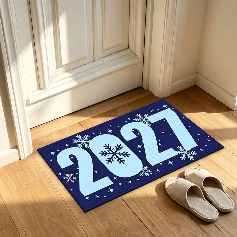 New Year Celebration Welcome Mat Kalsten