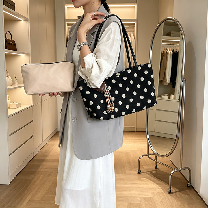 Suede Shoulder Tote Bag Kalsten