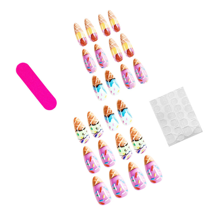 Artful ice cream nail art Kalsten
