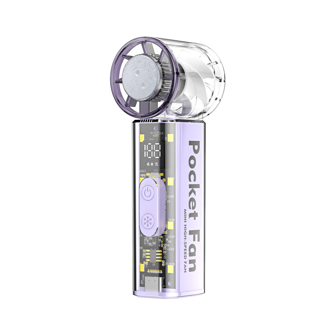 Unisex Pocket-Sized High-Speed Cooling Fan Kalsten