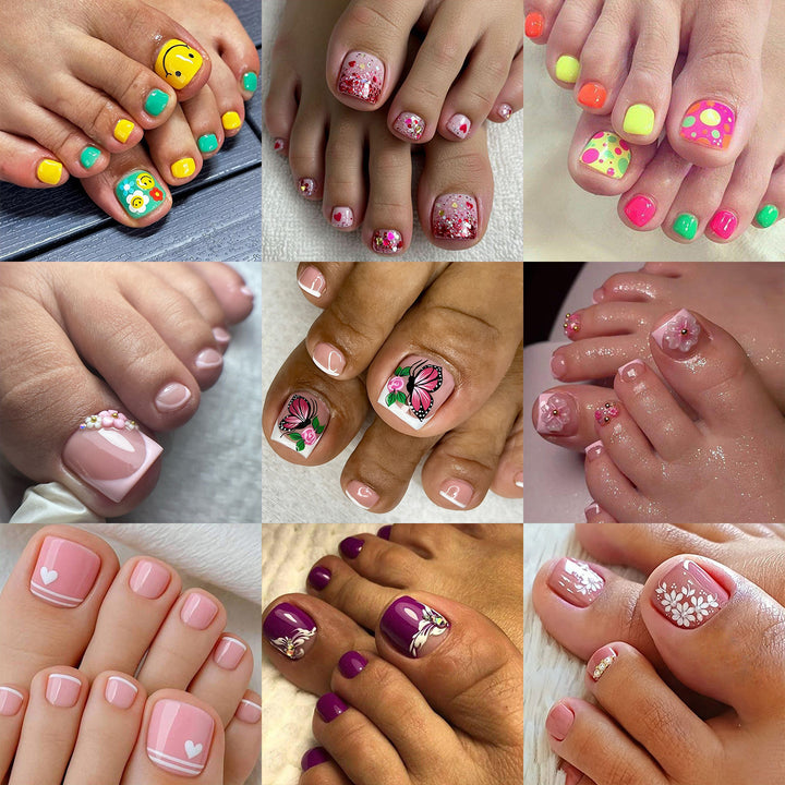 Elegant toenail art Kalsten