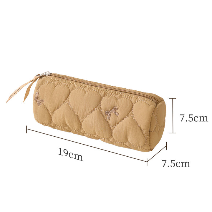 Quilted Makeup Brush Pouch Kalsten