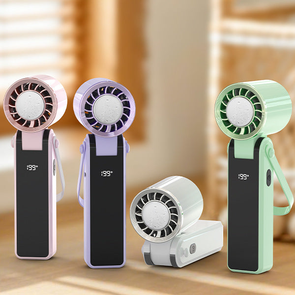 Unisex Handy USB Table Fan with LCD Display Kalsten