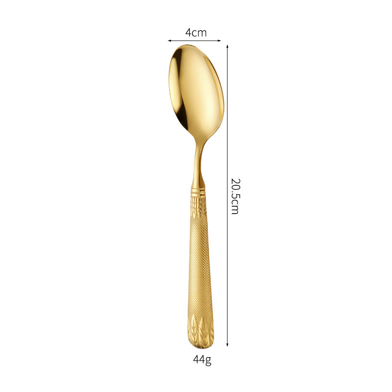 Elegant teaspoon with artistic handle design Kalsten