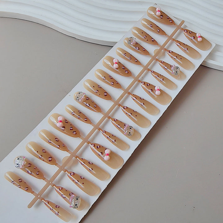 Artificial nails with playful animal motifs Kalsten