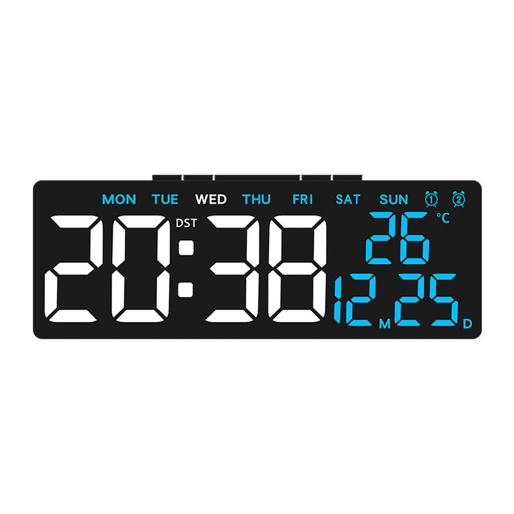Digital alarm clock with large, clear LED display and temperature display Kalsten