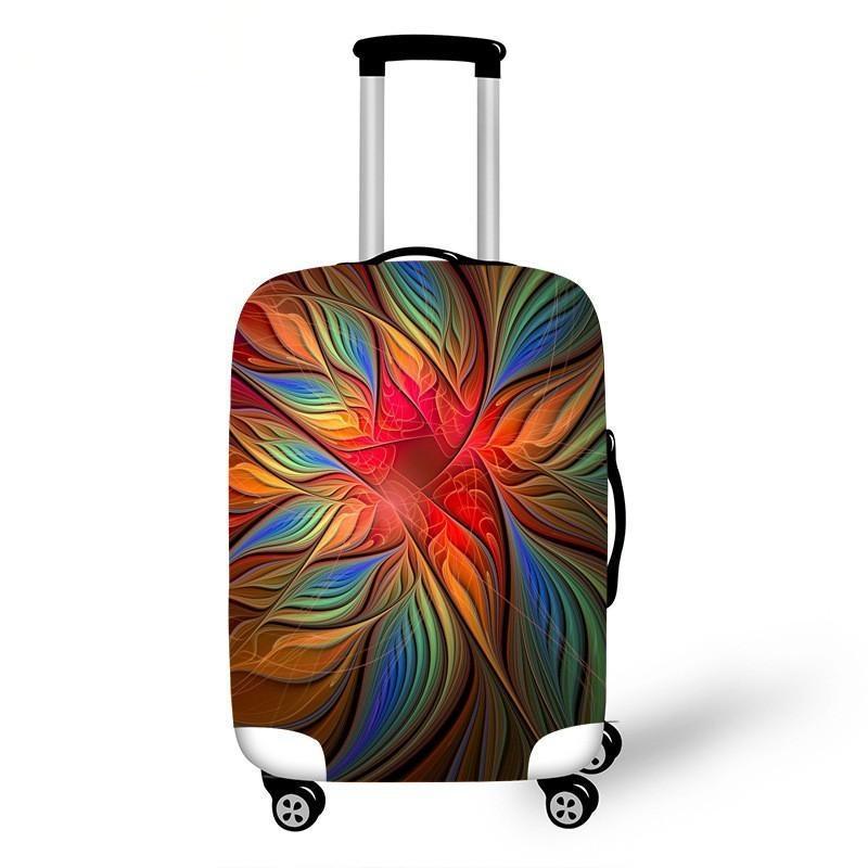 Women's hard shell suitcase with diverse floral design Kalsten