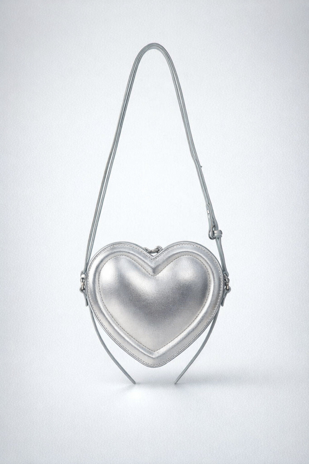 Heart-Shaped Crossbody Bag