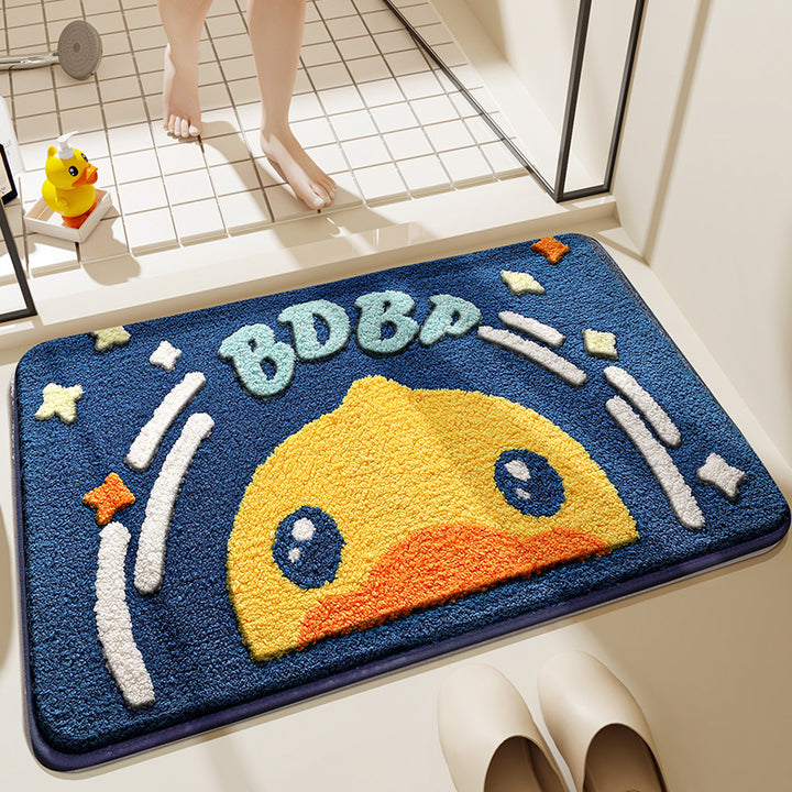 Floral Bath Mat Kalsten