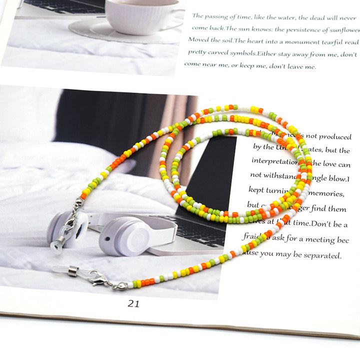 Colorful Beaded Eyewear Chain Holder Kalsten