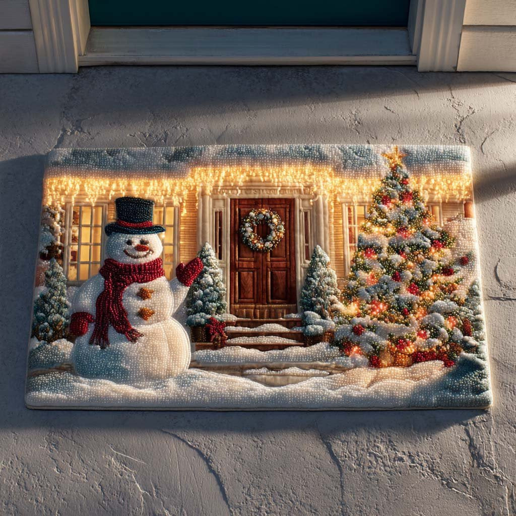 Holiday-Themed Decorative Doormat