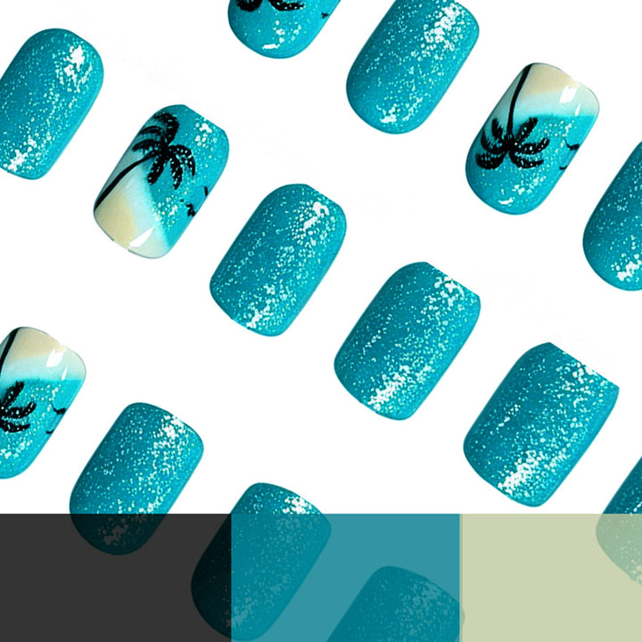 Caribbean-Inspired Nail Art Kalsten